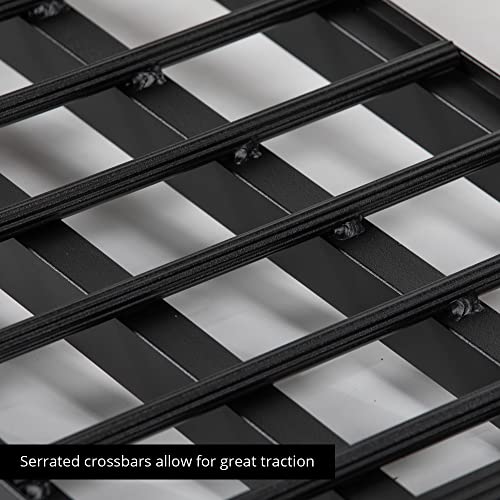 Titan Ramps 8 Ft Hd 4 Beam Arched Utv Loading Ramps, Pair Black Aluminum Folding, Rated 1500 Lb Each, All Terrain Portable, Safety Straps Included #TOP4