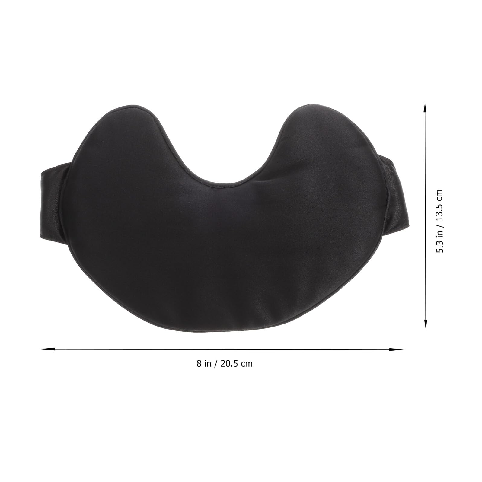 Abaodam Masque de Sommeil en Satin Doux pour Yeux, Confortable et Ajustable, Protège Yeux Pendant Longs Voyages à l'Hôtel