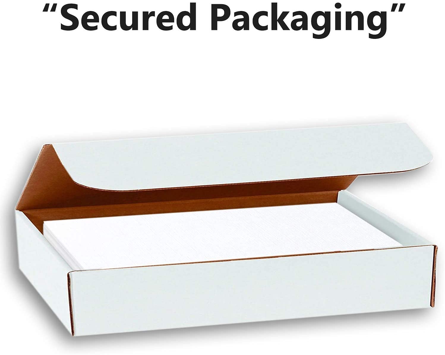 Hamilco 4x6 White Linen Cardstock Paper Blank Index Cards Flat Card Stock Heavyweight 100lb Cover 100 Pack - Image 4