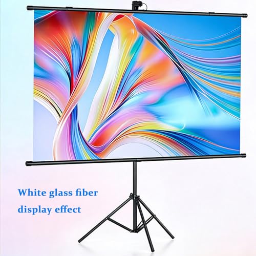 Pantalla Retráctil Proyector HD 60in 16:9 con Soporte miniatura 3