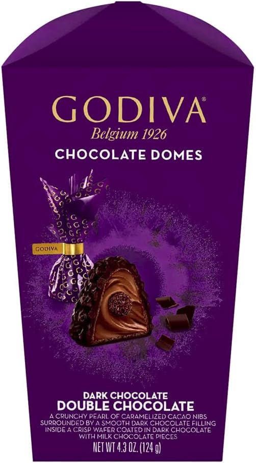 Godiva Domes Double Chocolate Gift Box 130g