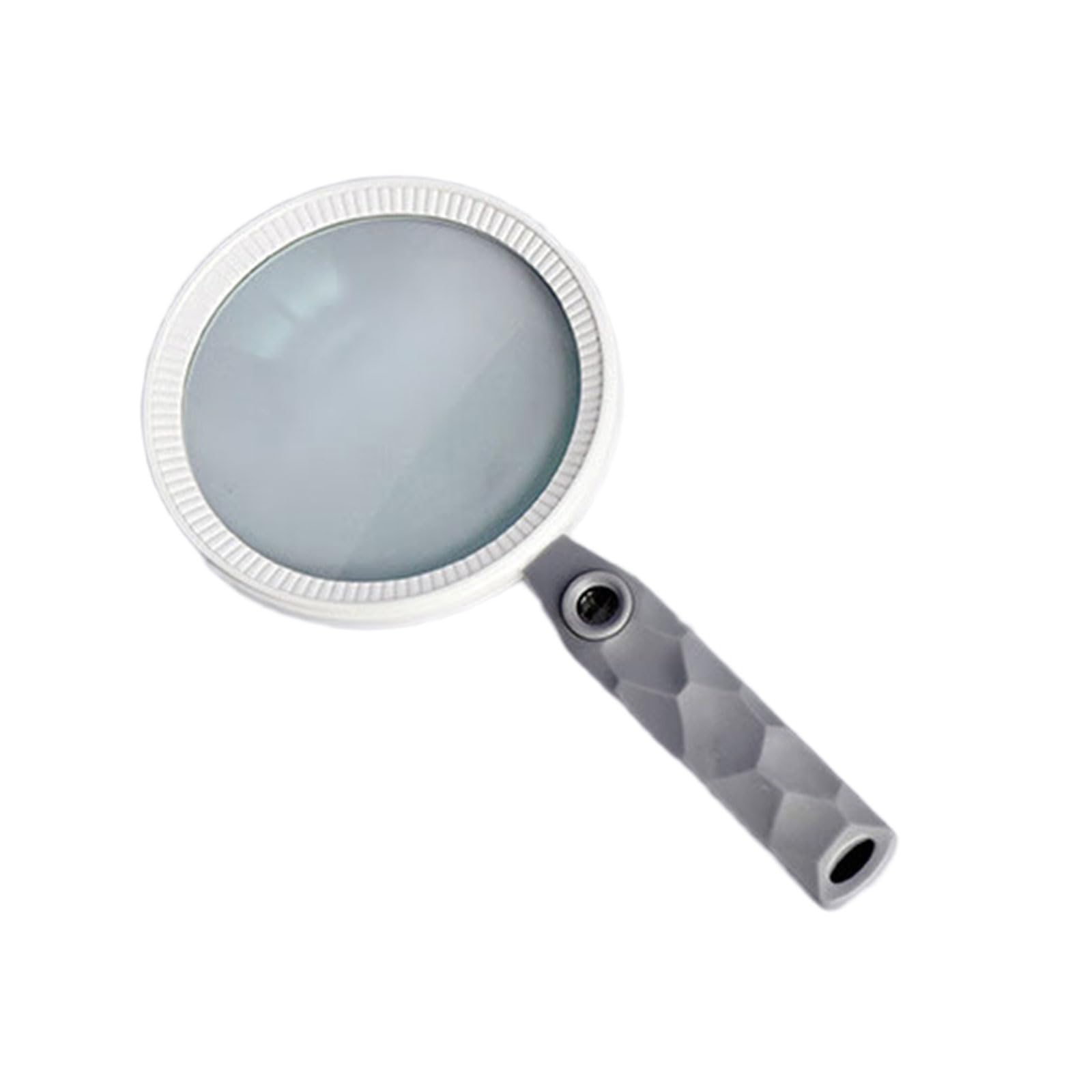 Handheld Magnifier with High Magnification Glass Lenses Ergonomic Grip Magnifier for Reading Inspection Jewelry Anti Slip Grip