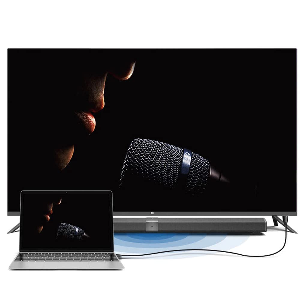 CABLEPELADO Cavo HDMI 4K Piatto Alta Velocità 2.0, Ultra HD 2160p (60Hz), Contatti Oro, Compatibile PC, PS5, Smart TV, Nero, 30 cm