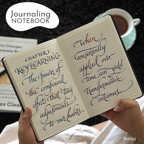 Journal d'écriture A5 SETTINI : écrivez confortablement grâce aux pages à plat sans reflets - 6