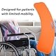 Transferbrett, Schiebe-Patienten-Transferbrett mit Griffen Badewannen Einstiegshilfe Behinderten Hilfsmittel 150 Kg Gewichtskapazität Transferbrett für Senioren Im Bett Auto Rollstuhl Toilette