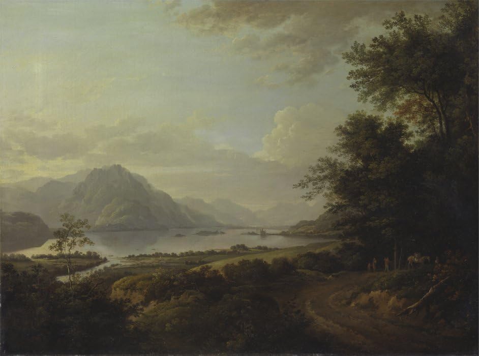 Peinture murale Loch Awe Alexander Nasmyth affiche décoration salon 60x90