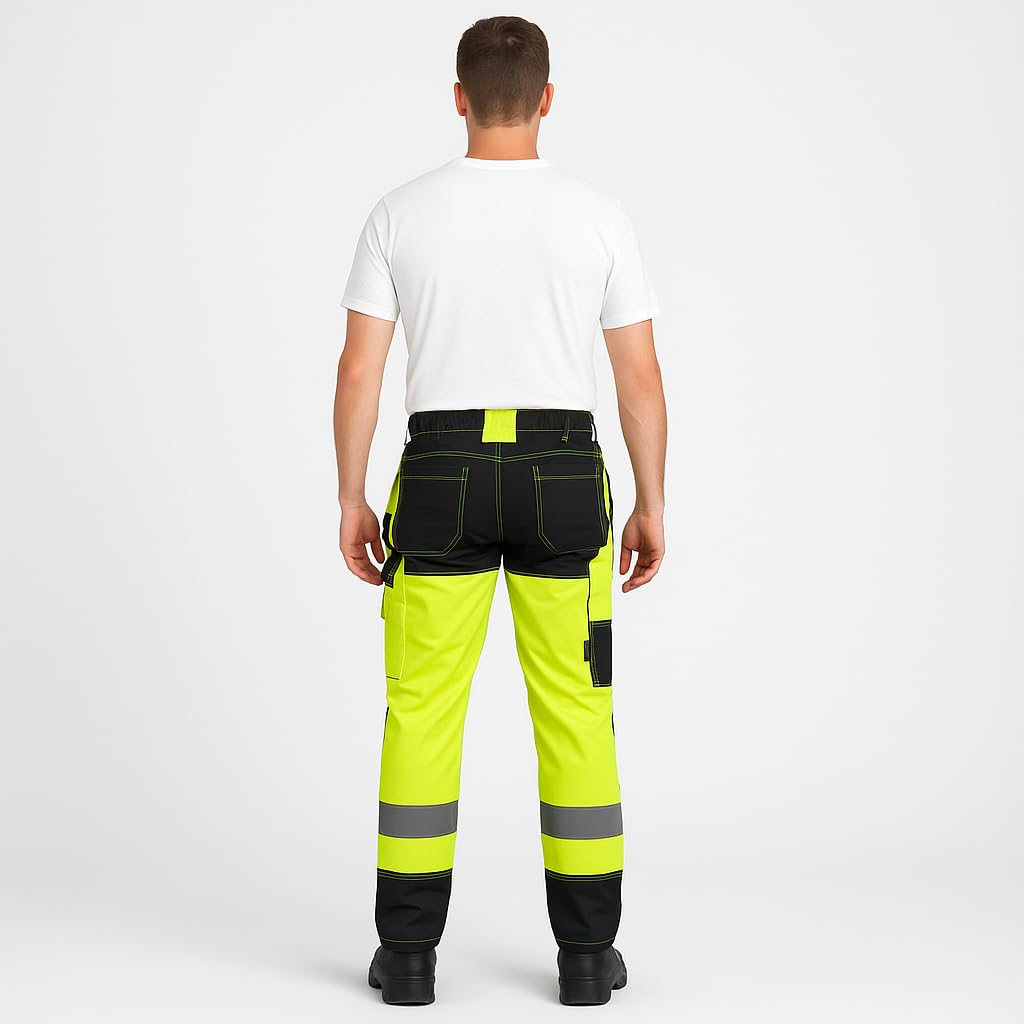 Urgent Pantaloni da lavoro catarifrangenti Monteurs