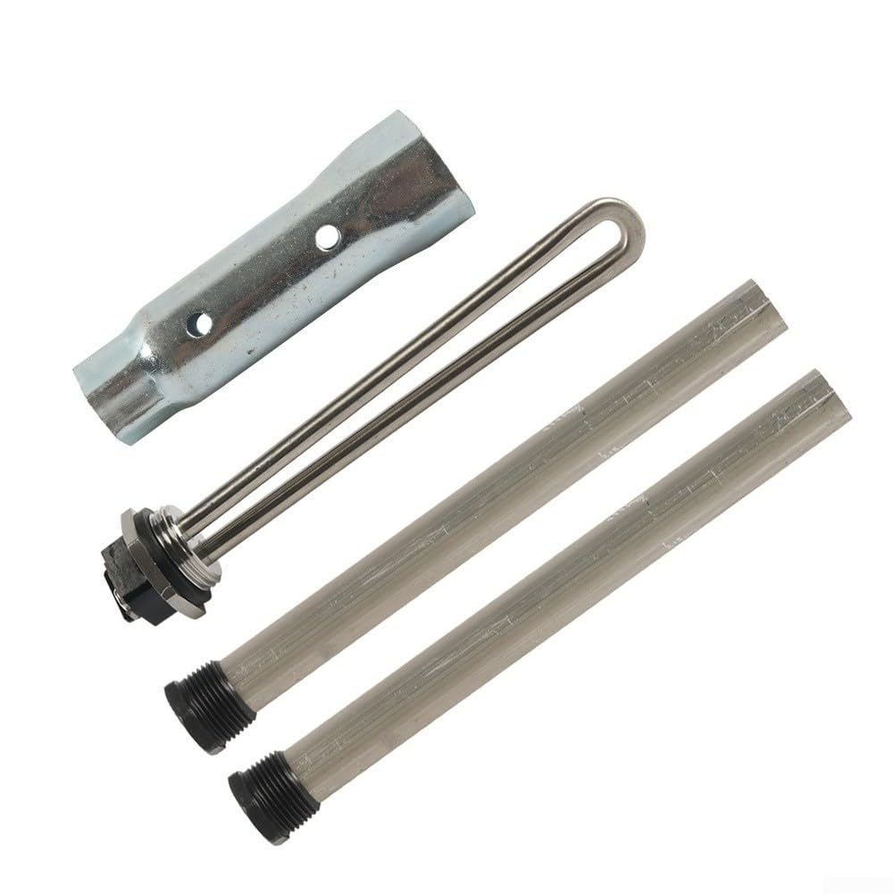 316 Edelstahl Heizelement 21cm mit Anodenstäben(J)