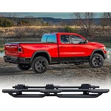 Drop Down Side Step Bars Running Boards Compatible with 2019 2020 2021 2022 2023 2024 Dodge Ram 1500 New Body Style Quad/Extended Cab Note Not Suitable for Ram Rebel