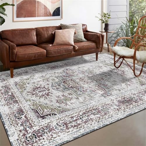 Tapis lavable salon et chambre 60x90cm rétro confortable - 2