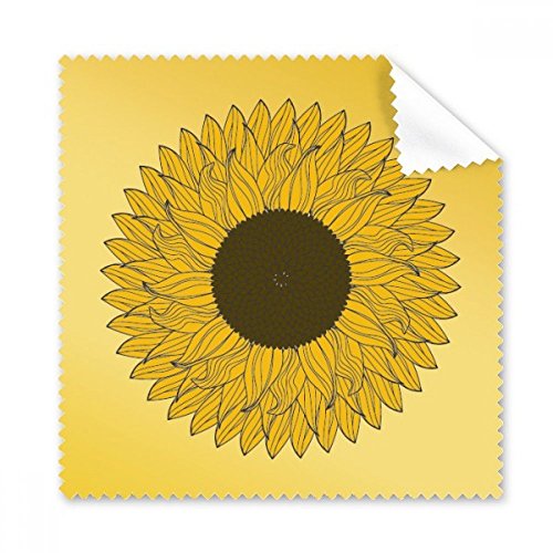 Nettoyeur écran tissu microfibres jaune tournesol anti-traces 5 pièces