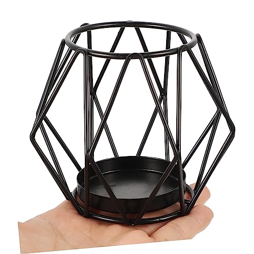 Cabilock Wrought Iron Candlestick Decoration Festival Iron Candle Holder Wedding Candle Holder Farmhouse Candle Holders Exquisite Craft Candleholder Table Candlestick Wedding Decor