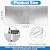 ToLanbbt Reflective Insulation Roll, 23.6IN x 10FT Double Bubble Wrap Insulation Sheet, Reflective Aluminum Foil 3MM Thermal Shield Radiant Barrier with 60 Pcs Adhesive Tapes for Window RV Attic Wall