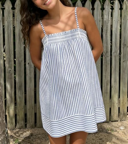 Image of Women Boho Floral Mini Cami Dress Spaghetti Strap Flowy Sling Dress Graphic Backless Summer Holiday Sundress