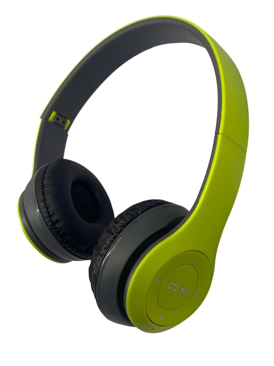 P47 Wireless Bluetooth Headphones with Mic, SD Card Slot, Stereo Bass, Foldable On-Ear Headset, Green-picture-14