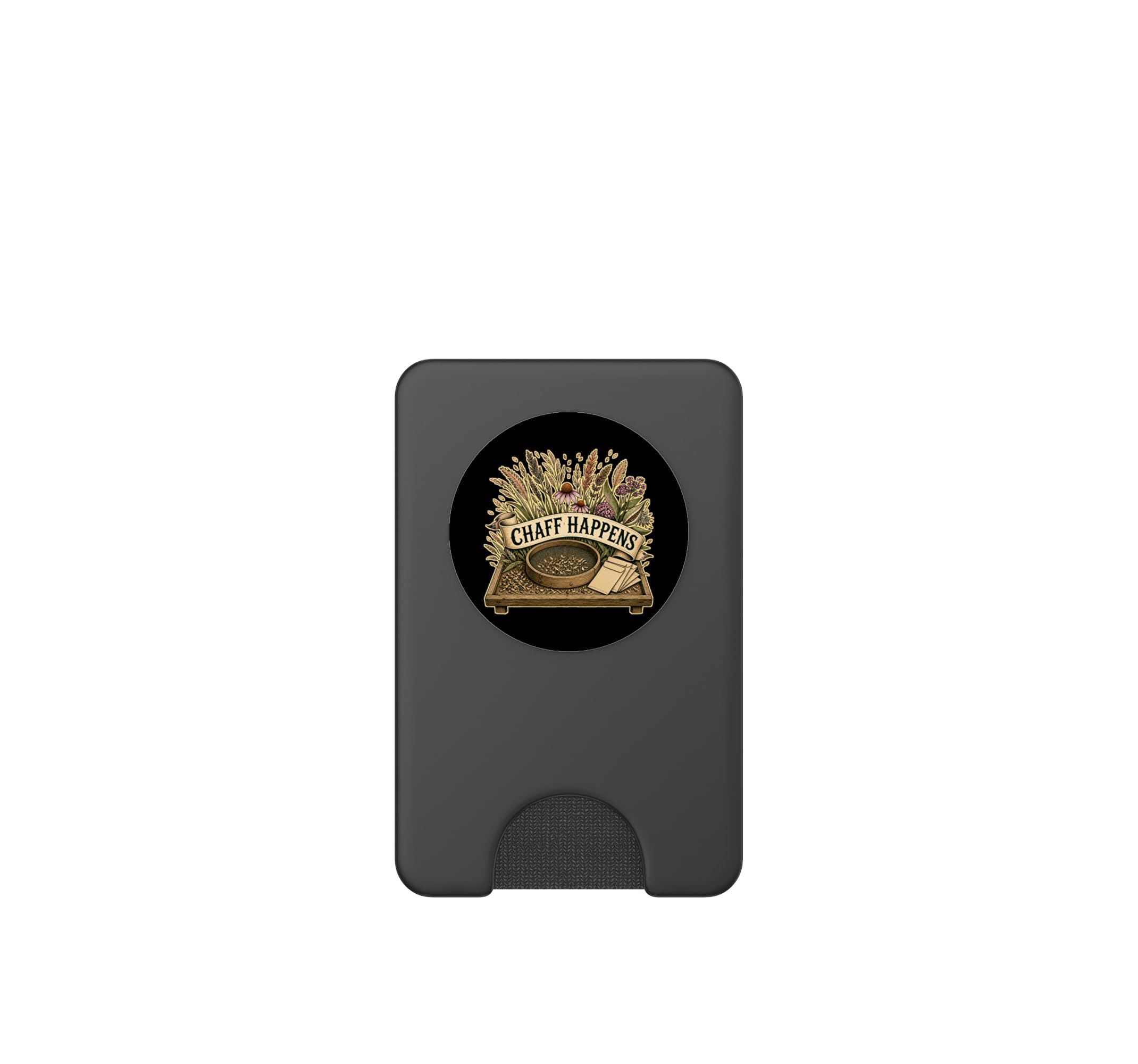 Chaff Happens Tri de graines de Fleurs Sauvages PopSockets PopWallet pour MagSafe