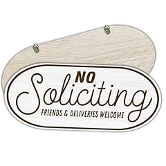 white No Soliciting