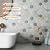 VAOVI Peel and Stick Backsplash Tile,Backsplash Tile for Kitchen Peel and Stick Wall Panels Hexagon Marble Tile(Blue Gray,10pcs)