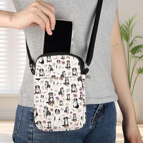JNIAP Bernese Mountain Dog Crossbody Bag Bernese Dog Lover Gift Bernese Dog Mom Gift Bernese Dog Shoulder Bag 5