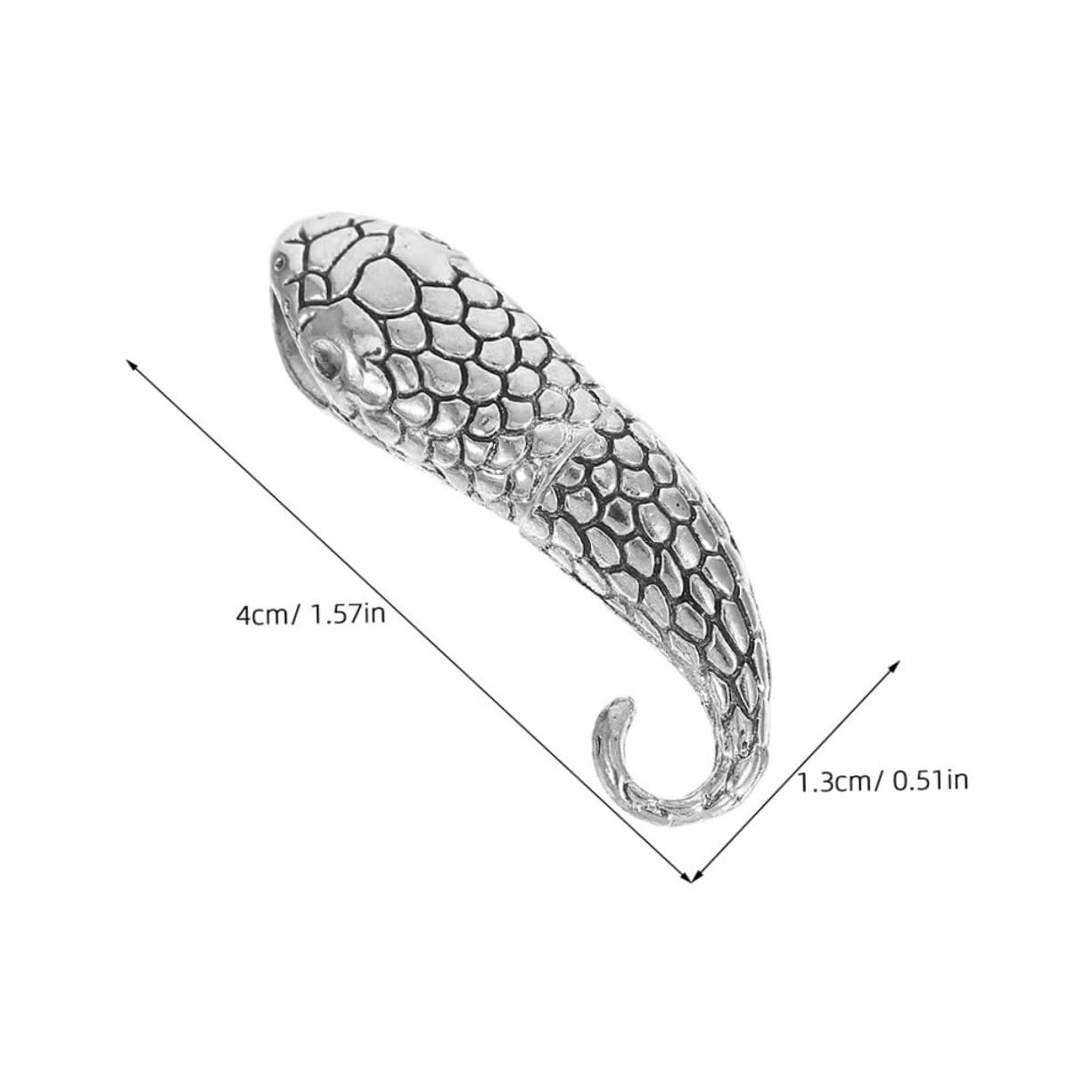 20 Pares Cierres para Pulseras Serpiente Conectores de Aleación para Hacer Bisutería Cierres Tipo Gancho y Cabeza de Serpiente Kit DIY para Pulseras y Collares Versátiles