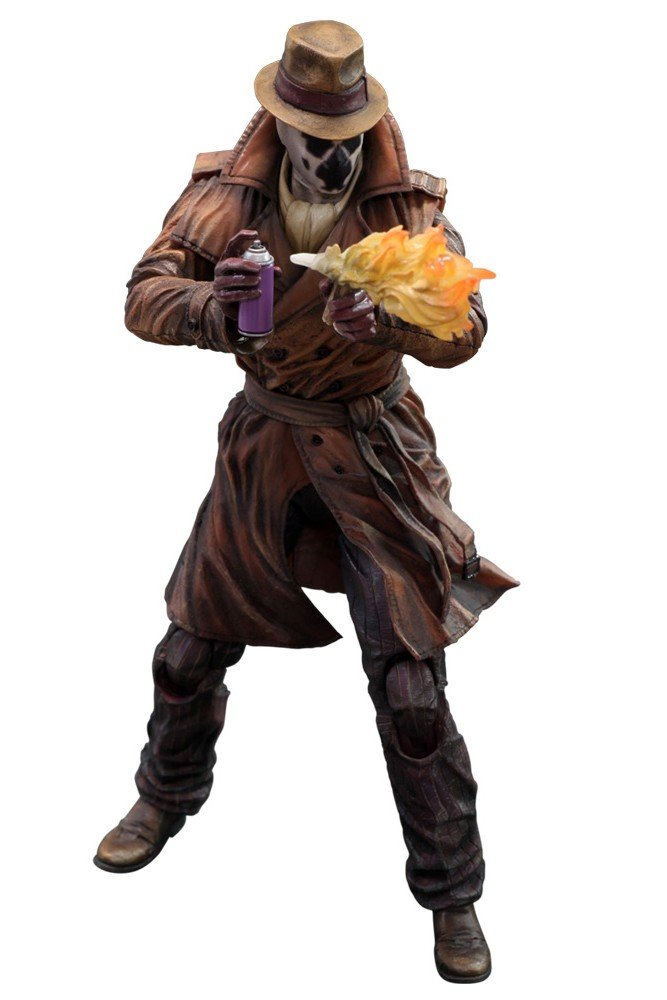 Amazon.co.jp: ウォッチメン PLAY ARTS改 ロールシャッハ(PVC塗装済み  