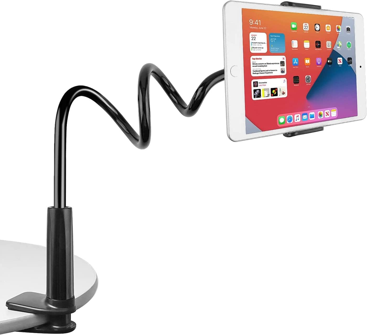 Soporte Tablet, Multiángulo Soporte Tablet - Soporte Tablet y Móvil Cama Rotación 360 para iPad Pro iPad Mini/Air, iPhone 13 /Mini/ 12 Pro MAX/XR, Galaxy S21/ Note 20