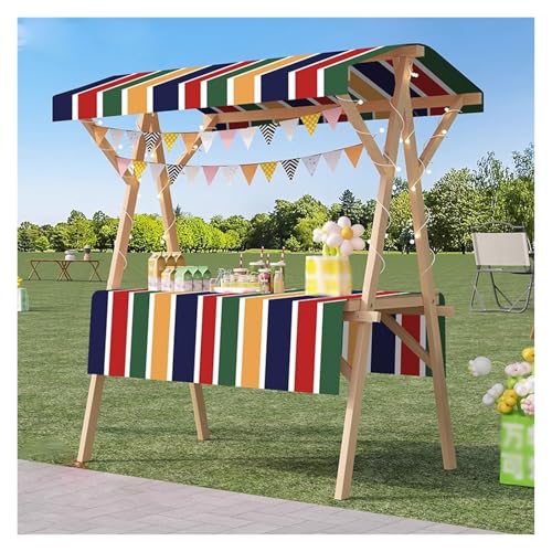 Carrello pieghevole per alimenti con ruote, 106,7 x 137,2 cm, carrello da cucina per catering, fiori, eventi, baldacchino, festival e feste