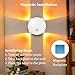 Motion Sensor Wall Light,8 Colors Rechargeable Motion Sensor Night Light,Magnetic RGB LED Wall Lamp,Indoor Wall Light for Hallway,Stairs,Bedroom,Bar Decor