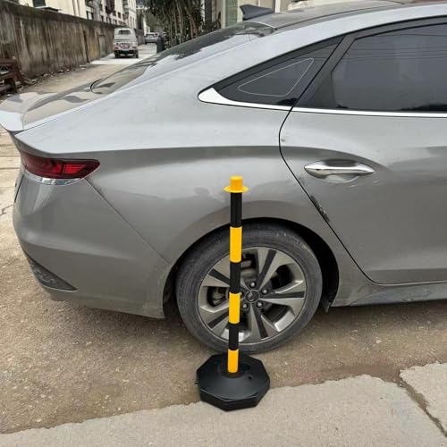 Cône de signalisation à base remplissable et chaîne pour gestion de circulation - 7