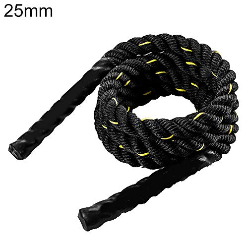 Gnc33Ouhen Heavy Weighted Jump Rope Skipping Rope Workout Battle Ropes for Men Women