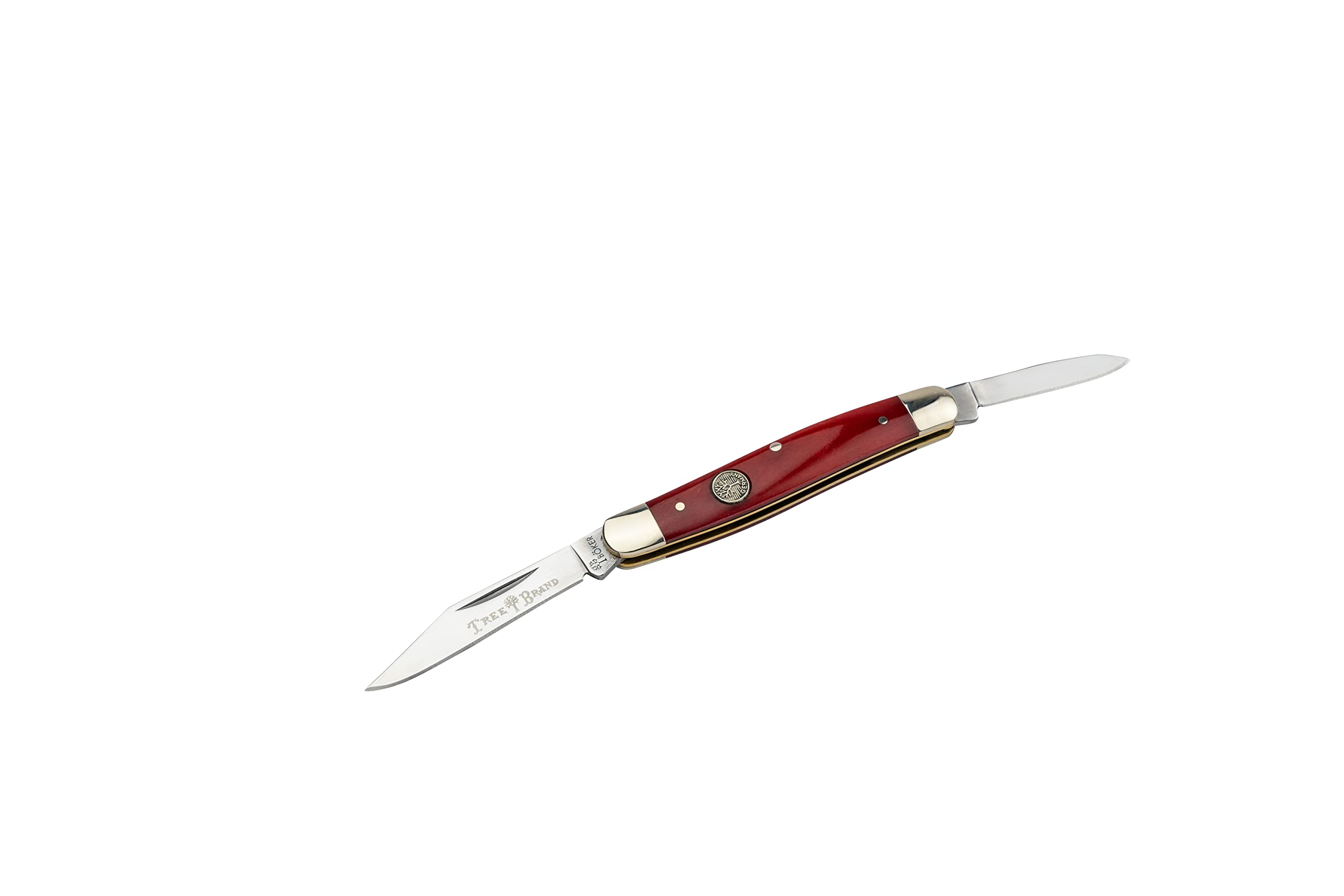 Boker Small 2 Inch Pocket Knife, Smooth Red Bone, Traditional Series 2.0, Made in Germany