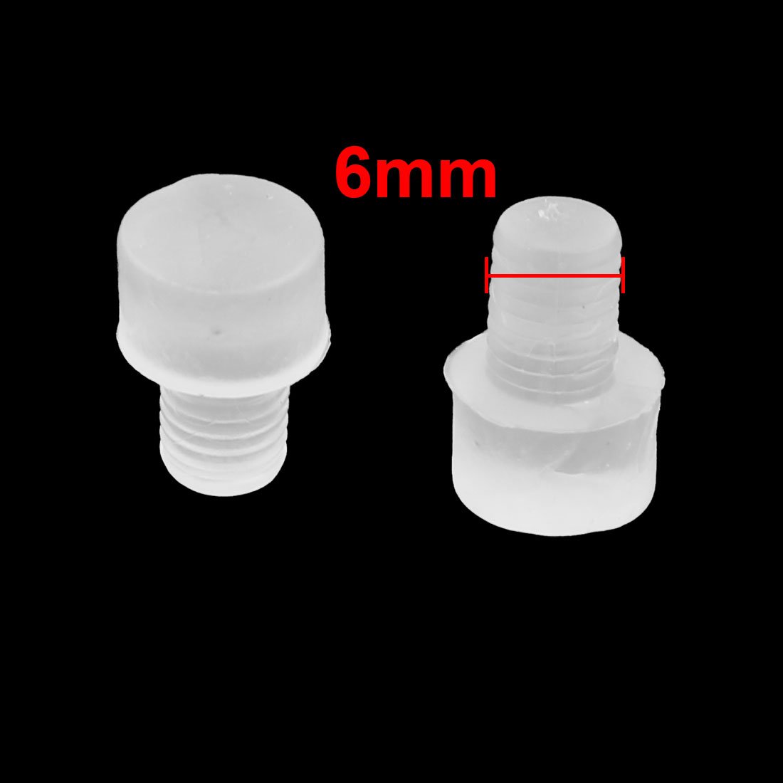 Ruilogod Rubber Family Chair Sofa Cabinet Hole Cover Stem Bumper 6mm Thread Dia 300pcs Clear (id: 4eb a3a 434 ab9 4dd, Small, 4eba3a434ab924dd1c087e530f772c