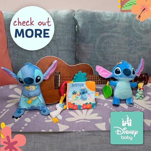 Kids Preferred Disney Baby Lilo and Stitch 12 Inch Angel Plush Newborn Toddler Baby Blanket Lovey, Snuggle Toy Stuffed Animal Baby Blankets for Girls by KIDS PREFERRED - Used condition - Image 5