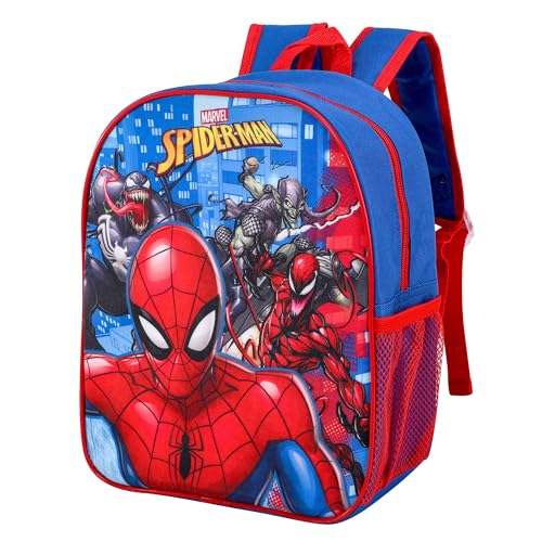 Marvel Spiderman Backpack Superhero Backpack with Spider-Man Venom and Villains boys school rucksack premium quality