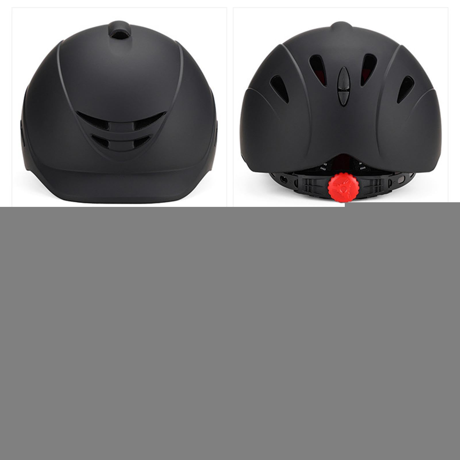 Casco de equitación para mujeres y hombres, fácil de llevar, equipo de equitación, adulto Exxe Ntial Ii Casco de equitación - Ligero Protección Escolar Casco Para Jinetes, Negro