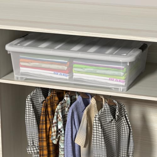 Underbed-Storage-Bins-with-Wheels-20-Qt-Set-of-3-Rolling-Under-Bed-Storage-Containers-for-Home-or-Dorm-Bedrooms-and-Closets-Low-Profile-Wheeled-Latching-Box