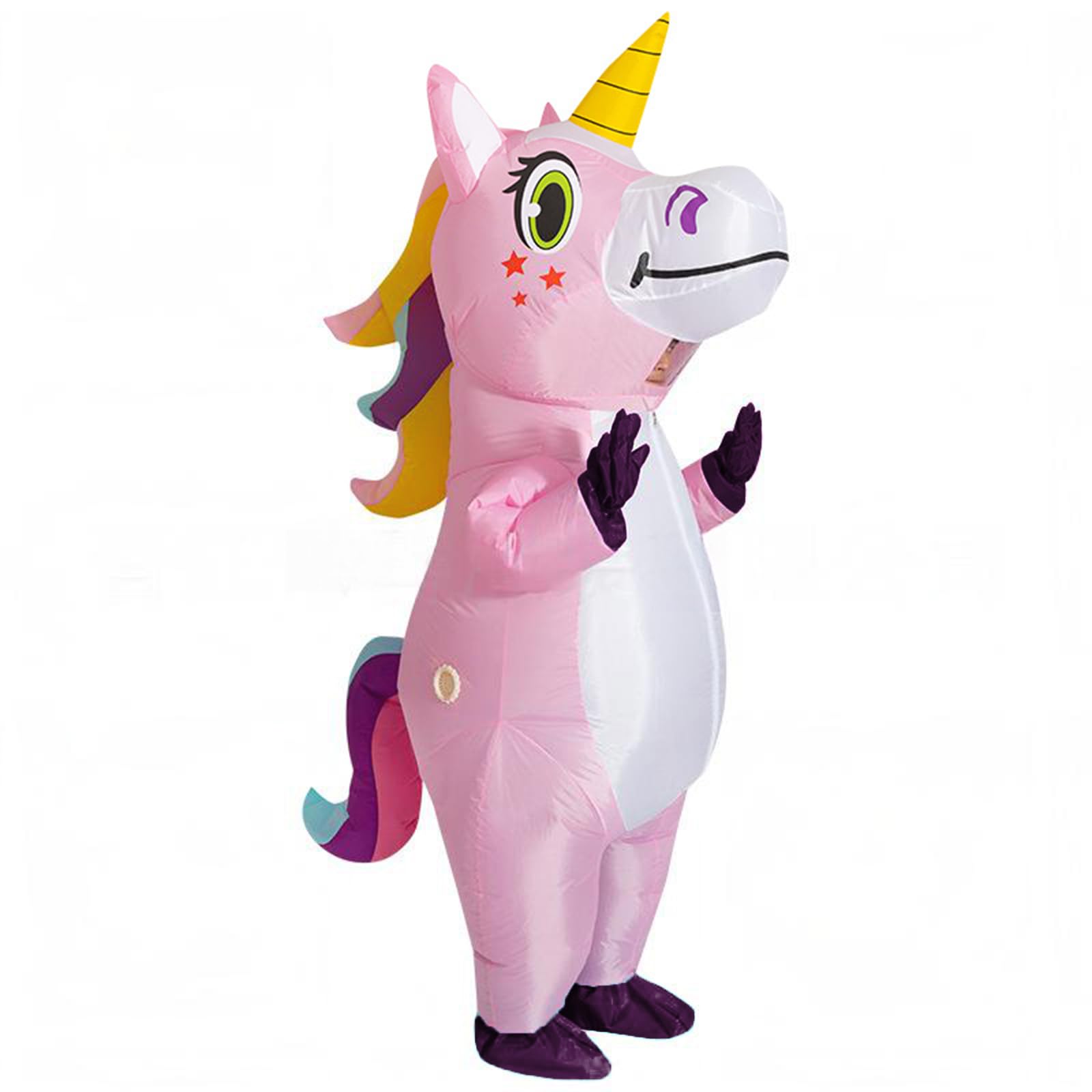SHMIZZ Disfraz Hinchable Adulto Unicornio, Halloween Costumes Disfraz Hinchable Disfraz Inflable Carnaval Blow Up Party Cosplay Disfraces para Adultos para Halloween,Cosplay,Fiesta