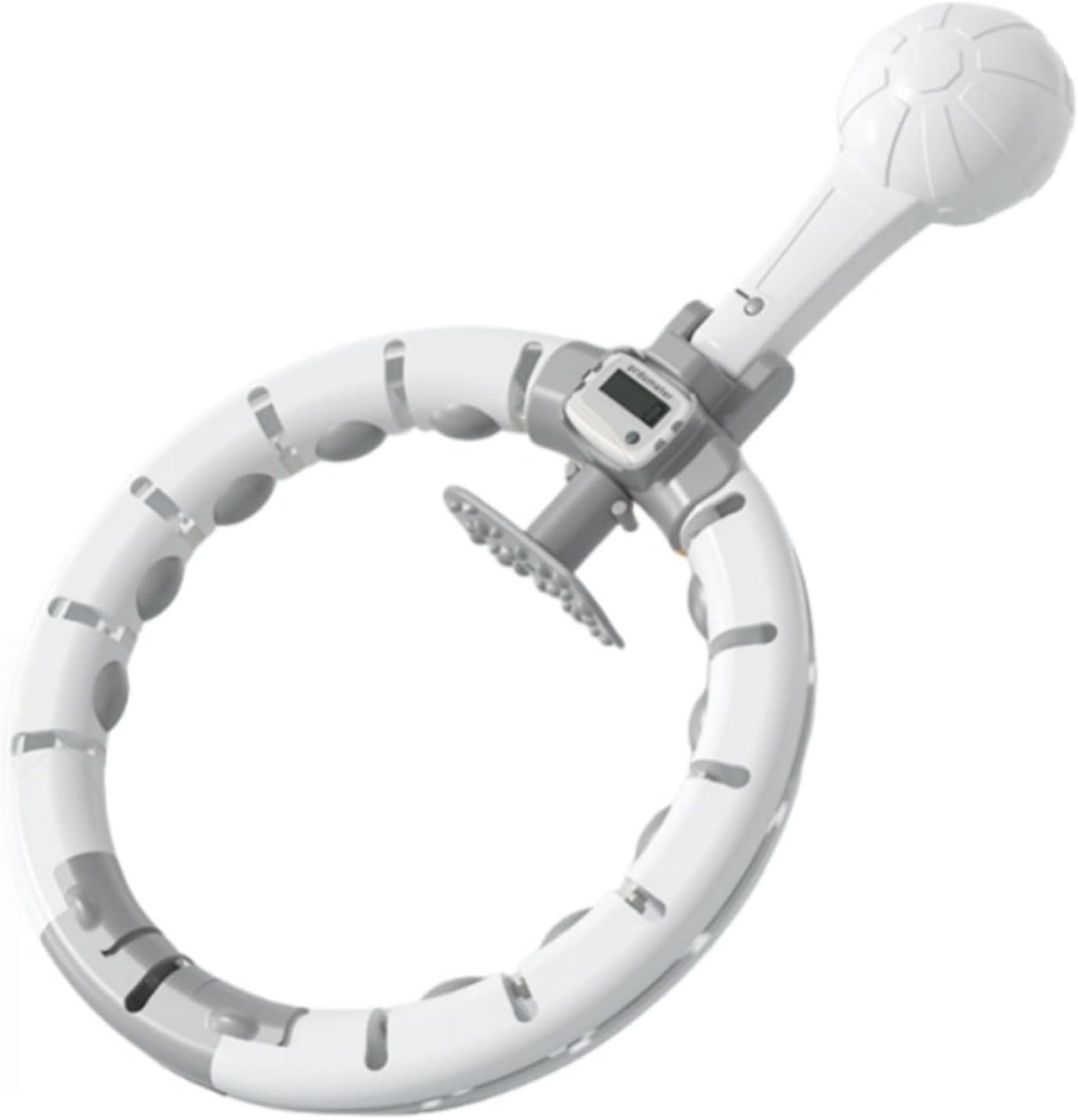 Qinaaiu 減量のためのスマートフラフープ、組み立て簡単、サイズ調整可能、カウント機能付き、運動・フィットネス用 [並行輸入品]