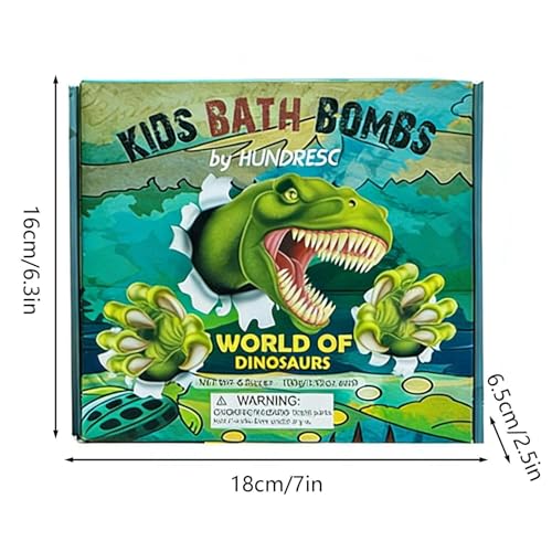Bombas de baño de dinosaurio para niños que no quieren bañarse en casa 2