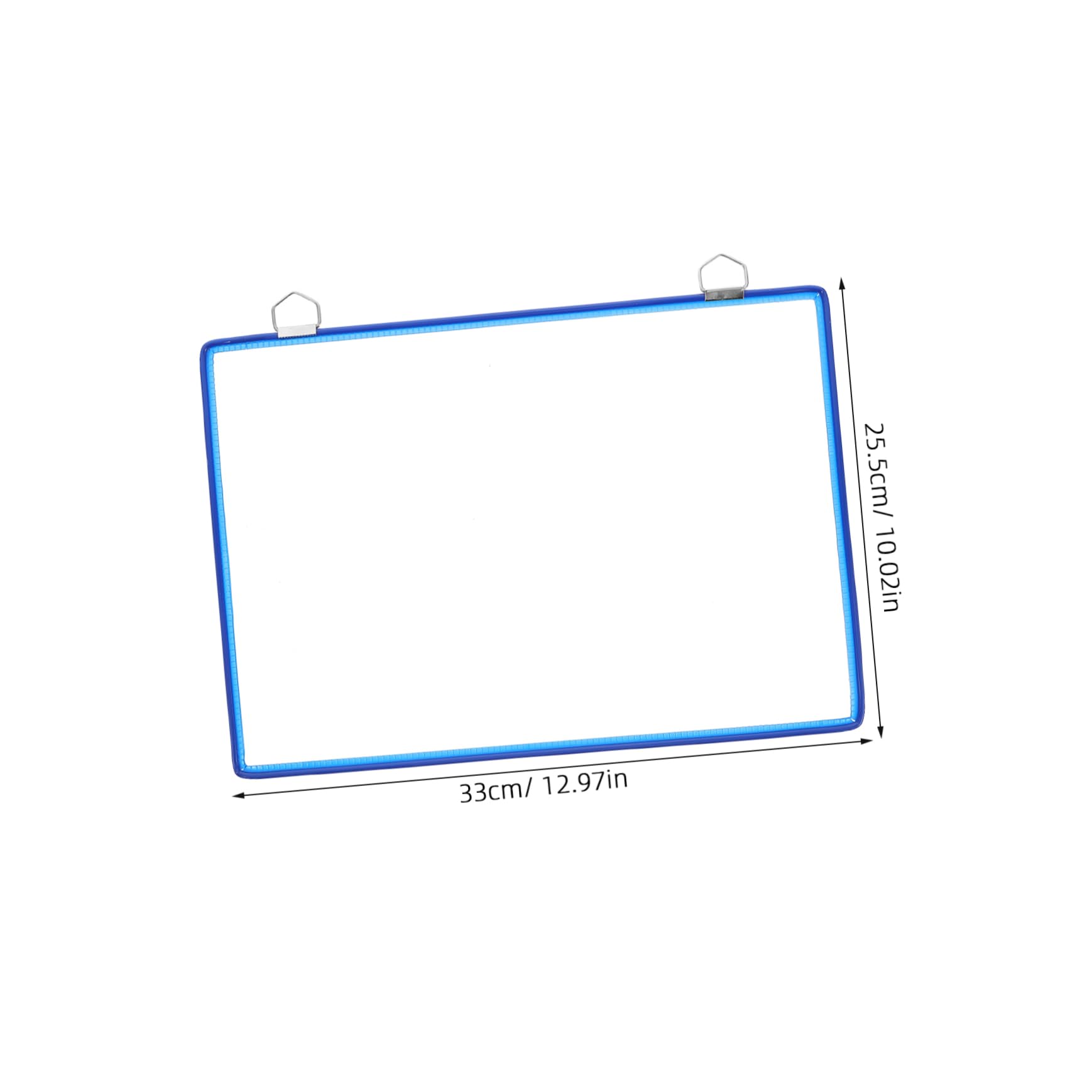 HOODANCOS Hanging File Display Bag Transparent Document Pouch with Dual Hooks for Wall Mount Efficient Space Utilization for Office Organization and Easy Access to Files