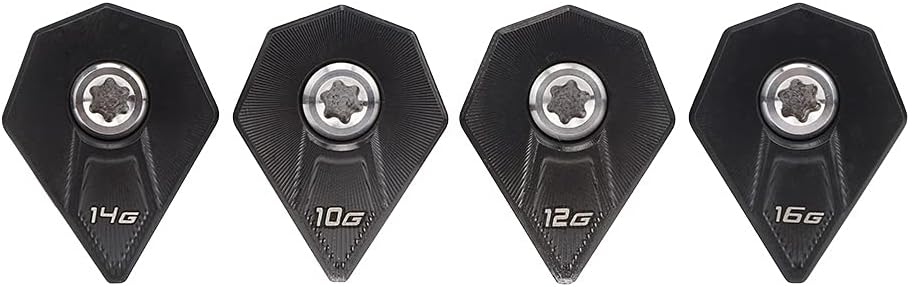 Portable Quality Golf Clubs Head Wrench Accessory with 7 Weight Screws Tool Kit 4g, 6g, 8g, 10g, 12g, 14g, 16g