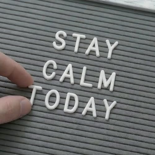 Image of Rustic Gray Felt Letter Board 10x10 with Stand, Wall Mount, 336 Letters | Professional neutral letter board for home, entryway, office and classroom, with 336 letters, stand and wall mount