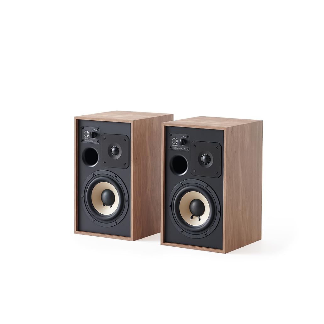 Elipson Enceinte Bibliothèque Heritage XLS 7 - Bois Clair - 2 Voies - HiFi - 90 W - La Paire