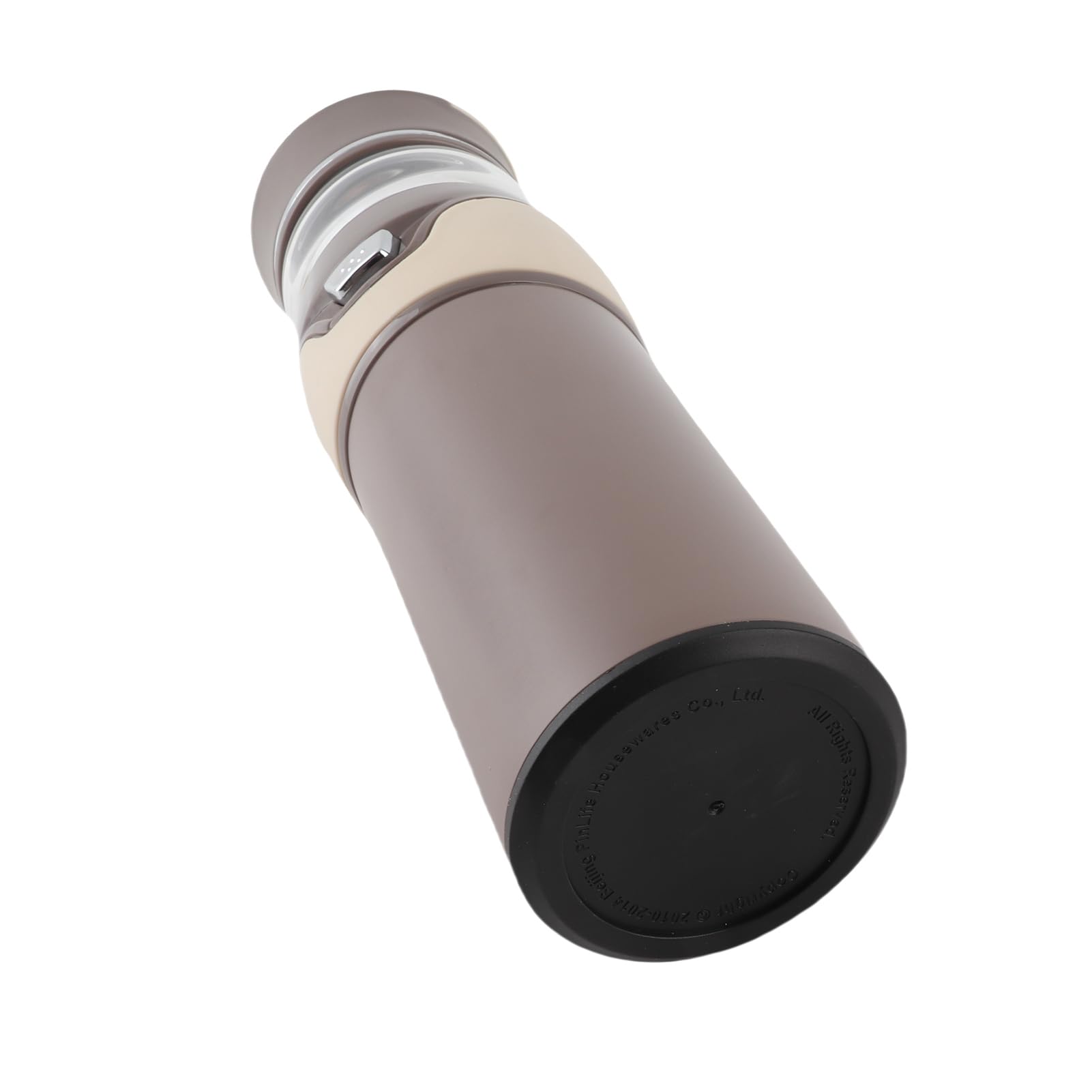 SIXRUN Botella de té con Infusor Vaso de té de Acero Inoxidable Taza de Viaje Aislada de Doble Capa para Oficina, Hogar y Uso Diario Mantiene el, el café o el Jugo Caliente o Frío (BROWN)