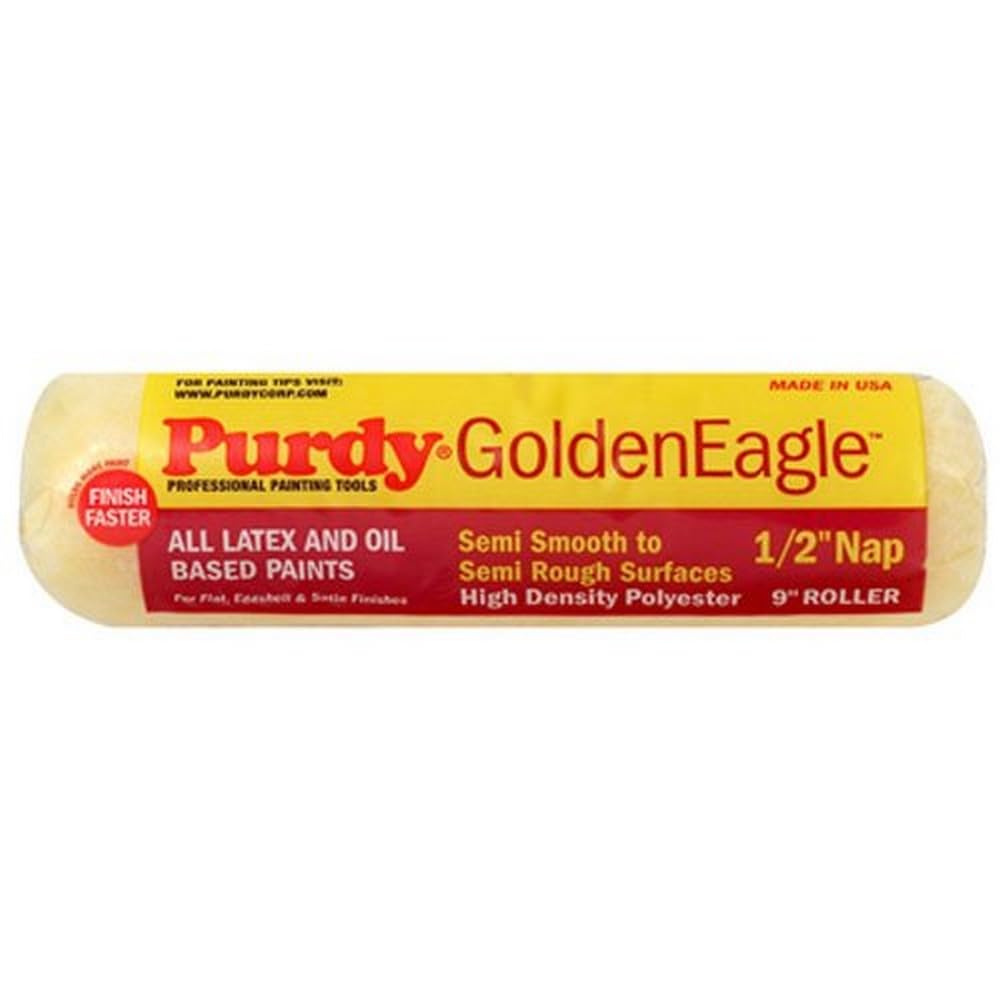 Purdy 144608093 Golden Eagle Roller Cover, 9 Inch x 1/2 inch nap