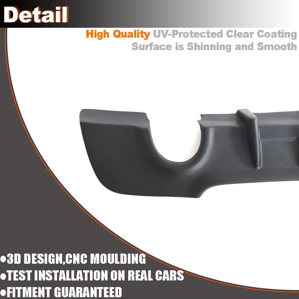 Matte Black Rear Diffuser Fits for BMW 3 Series E92 E93 320i 323i 325i 330i 335i M Sport 2Door 2007-2012 Fiberglas Rear Lower Bumper Lip Diffuser Spoiler Body Kit