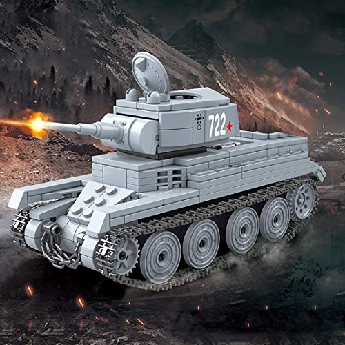 YPZ Technik Panzer Bausteine, Deutscher Tigerpanzer Modellbausatz Panzer, Militär Panzer Bausatz Klemmbausteine… – Bild 6