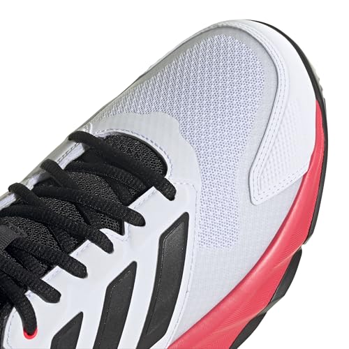 adidas Erkek CourtJam Control 3 M Ayakkabı - Düşük Taban (Futbol Dışı) FTWWHT/CBLACK/LUCRED 41 1/3