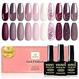 farbgel set ebay Persönlicher Stil: 10 Arten von eleganten und beliebten nagellack mit verschiedenen Farben, 8ml in jeder Flasche, Geeignet für alle täglichen Arbeits, Dating, Party oder Zeremonienaktivitäten.