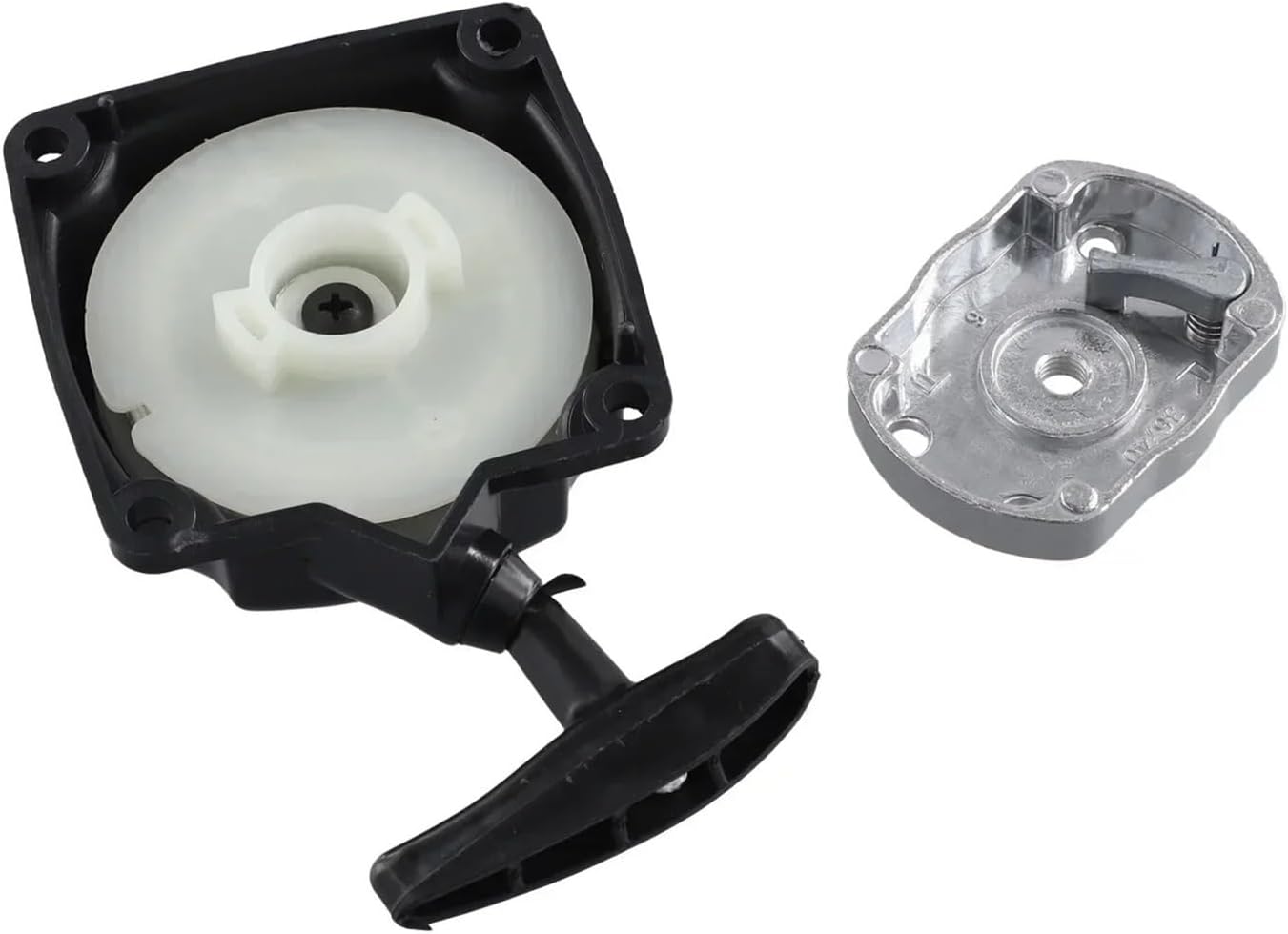 Fit for Recoil Starter Lawnmower Pull Start Starter Pawl Replacement Black and Silver Brush Cutter